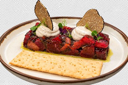 Tartar de atún trufado de Restaurante Pa 'Levante.