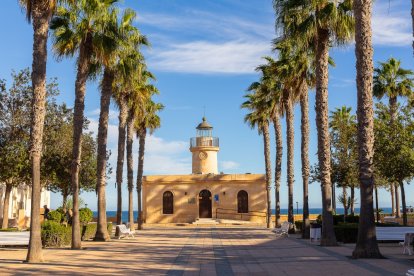 Faro de Roquetas de Mar.