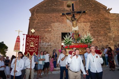 Imagen de la procesión del Cristo de la Salud.