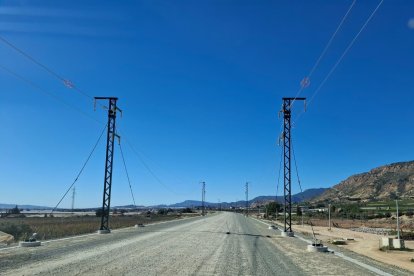 Plataforma ferroviaria de alta velocidad.