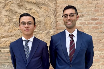 Darío y Gabriel, los dos nuevos almerienses que han entrado en el Seminario.