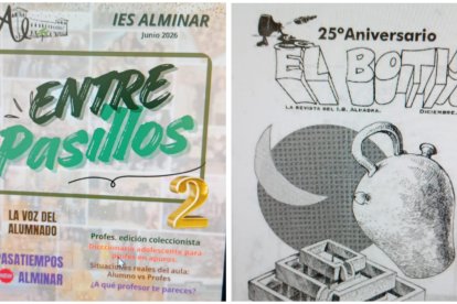 Dos ejemplos de publicaciones de institutos de Almería.