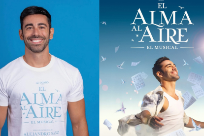 Natán Segado, el almeriense que se estrena este jueves en el nuevo musical inspirado en las canciones de Alejandro Sanz