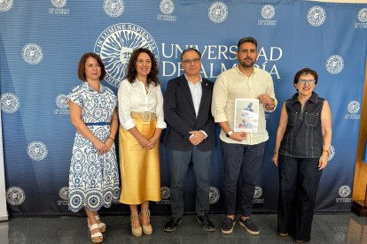 Juana López, Magdalena Cantero, José Céspedes, Nelson García y Gracia Martín.