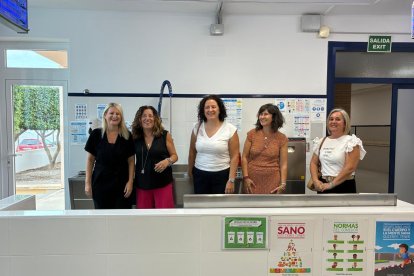 Visita de la consejera  de Educación, María del Carmen Castillo, al CEIP Buenavista