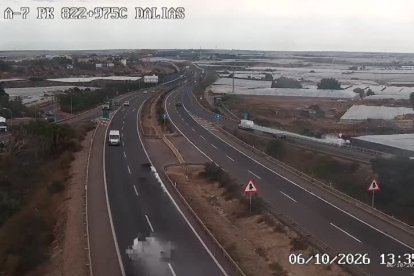 Autovía del Mediterráneo a su paso por El Ejido.