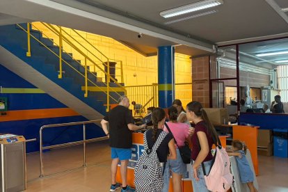Pabellón de Deportes de Berja durante la campaña.
