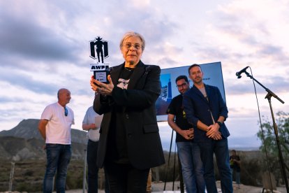 La hija de Eli Wallach recoge su premio en Tabernas