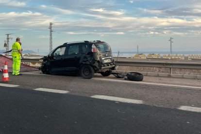 Imagen del accidente.