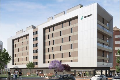 Imagen virtual del edificio Plenamar.