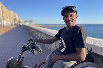 El exjugador de baloncesto en silla de ruedas Carlos Caicedo.