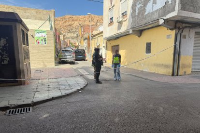 Imagen captada en el lugar del crimen.