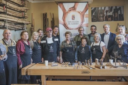 Foto de familia de los participantes en una de las dos sesiones organizadas en Sorbas