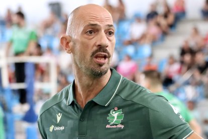 Israel Rodríguez, técnico de Unicaja Costa de Almería.