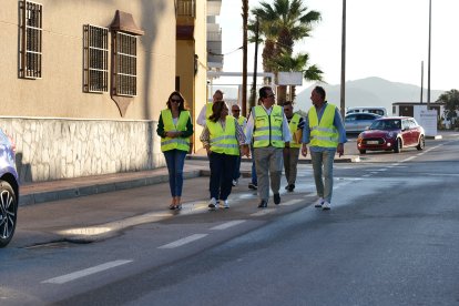 Visita a la zona en la que se realizará la actuación en Cabo de Gata.
