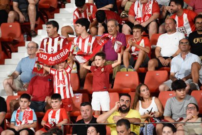 Aficionados de la UDA en el Almería-Eldense.