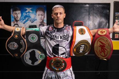 Alejandro 'Hurricane' Robles lleva diez años dedicándose al kickboxing y quiere ser campeón en casa el próximo 14 de noviembre.