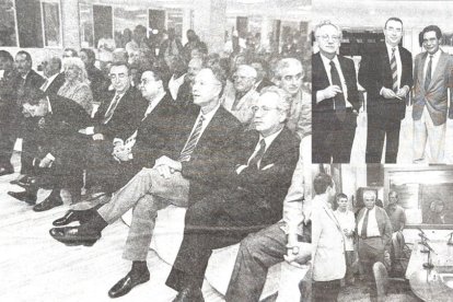 Augusto Delkader en la inauguración de los estudios de Cadena SER en Almería.