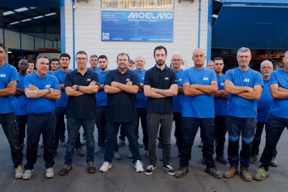 El equipo de MOELMO, empresa almeriense especializada en instalaciones eléctricas y energía.