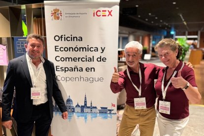 Representantes de las empresas almerienses participantes en Taste Spain Copenhague, encuentro comercial celebrado en Dinamarca.