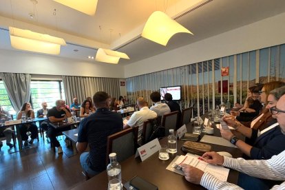 Momento de la reunión en el Hotel Barceló Cabo de Gata.
