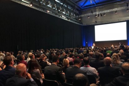 Dr. Joaquín Fernández, durante su participación en el Congreso Internacional.