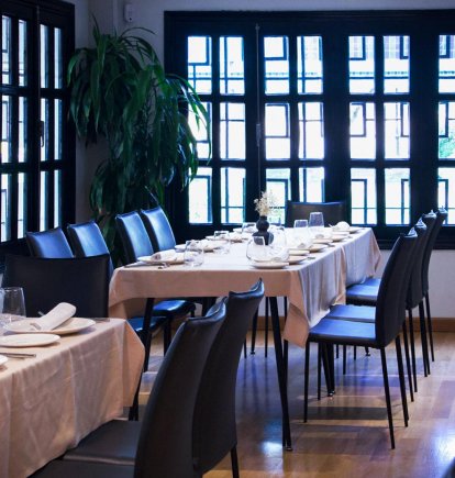 Interior del Restaurante Alinea, en Roquetas de Mar.