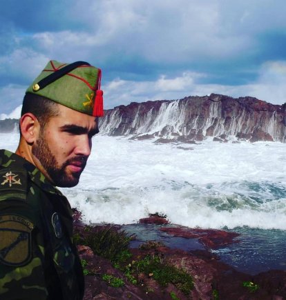 Imagen de archivo del cabo legionario Javier Peral.