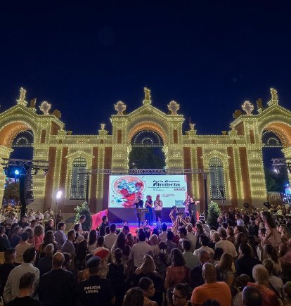 Encendido de la Feria de Almría 2025.