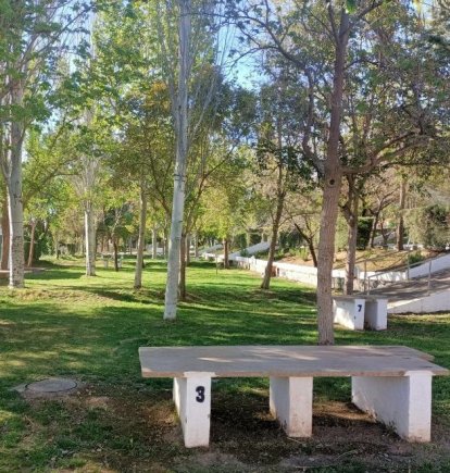El merendero de Montagón ya está preparado para uno de los eventos más esperados por los vecinos de Abla.