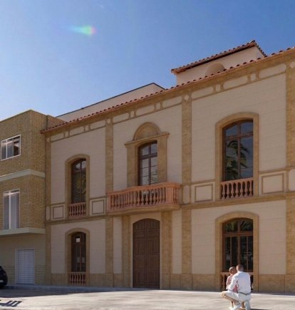 Imagen del antiguo Casino cedida por el Ayuntamiento de Huércal-Overa.