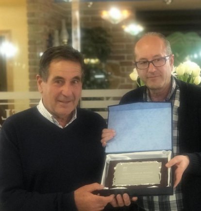Una fotografía de Aníbal (izquierda) compartida por el Ayuntamiento de Sorbas.