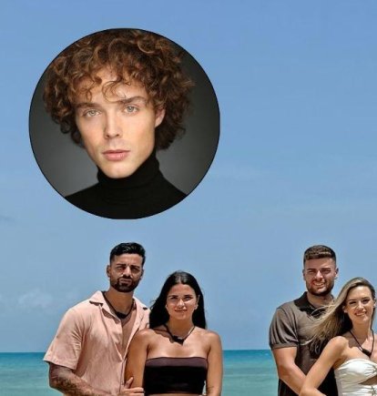 Una imagen de una edición de 'La isla de las tentaciones' junto a una foto del actor almeriense.