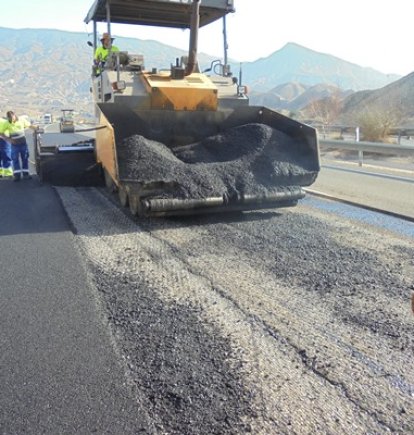 Actuación en el firme de la autovía A-92