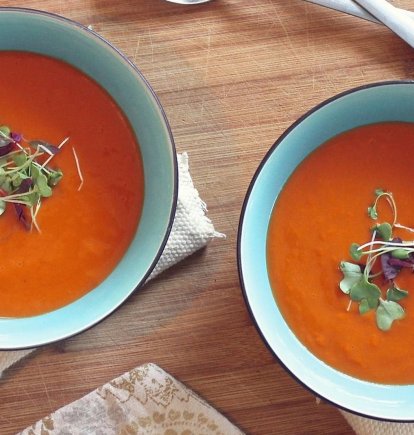 El salmorejo forma parte de la propuesta saludable de este jueves.