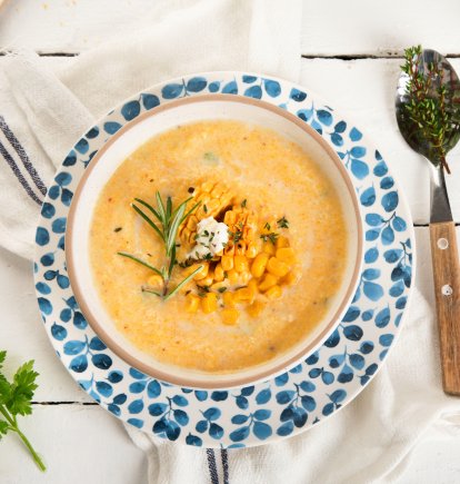 Crema de calabaza (Imagen: Depositphotos).