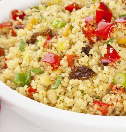 Ensalada de cuscús. FOTO: Depositphotos.
