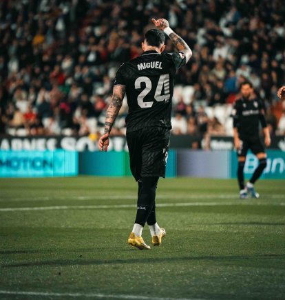 Miguel de la Fuente en el Albacete-Almería.