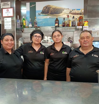 El equipo de profesionales del SIena: Sara, María del Mar, Rut y Francisco