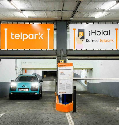 Imagen de archivo de uno de los aparcamientos de Telpark.