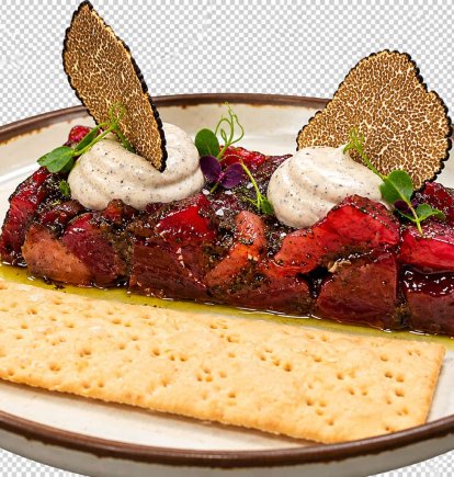 Tartar de atún trufado de Restaurante Pa 'Levante.