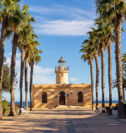 Faro de Roquetas de Mar.