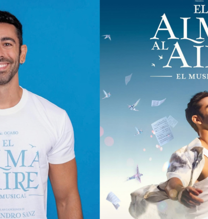 Natán Segado, el almeriense que se estrena este jueves en el nuevo musical inspirado en las canciones de Alejandro Sanz