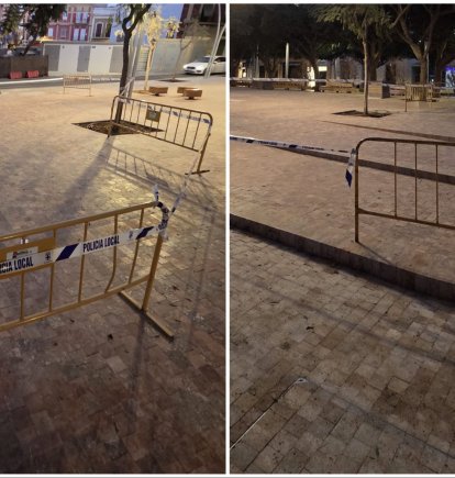 Un efecto óptico provoca que los escalones no se vean bien cuando se baja desde el Paseo.