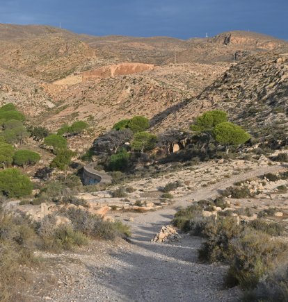 Sendero del entorno de la Muralla de Jayran.