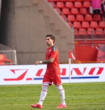 La soledad de Embarba en el partido frente al Leganés.