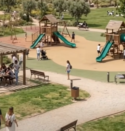 Imagen digital de futuro parque-merendero de Albox.