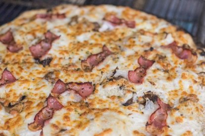 Pizza Carbonara de Pizza López.