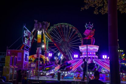 Zona de atracciones del Recinto Ferial.