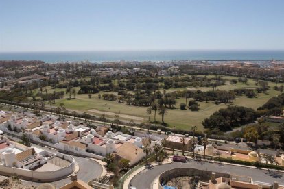 Vista panorámica de Almerimar.